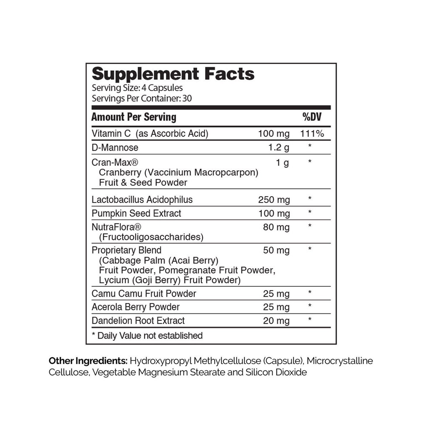 Revolution&trade; Complete Urinary Tract Formula - 120 Capsules (30 Servings)